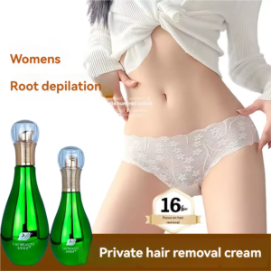 Women's pubic hair removal cream, specifically for removing pubic hair, bikini and underarm hair, and permanent hair removal for the whole body.