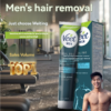 Veet Men's Hair Removal Cream - Underarm Hair Removal - No Dark Spots Left, Suitable for Students, Not for Full Body, Non-Permanent Hair Removal.