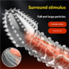 men's condom spiked condom long-lasting reusable crystal condoms penis sleeve spiked condom male condom