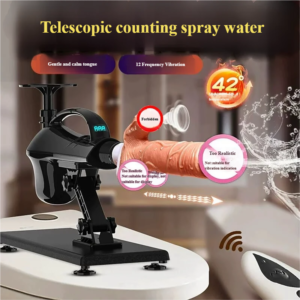 Unisex silent heating telescopic thrusting machine for women Fully automatic electric drill sex toy Vibration Penis