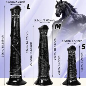 Alien Female sex toy adult novelty products Extra-large thick horse penis Black simulation Extra large SM Simulated animal