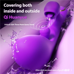 Vibrator masturbator, female adult toy, female sex toy, second electric orgasm, spinning beads, artifact, tongue shame