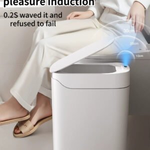 Rechargeable Touchless Sensor Smart Trash Can High Sensitivity