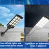 Solar Street Light with Motion Sensor Turn off and turn on