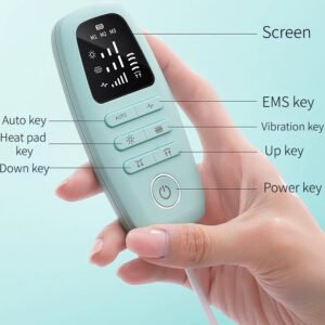 Low Frequency Lumbar Massager with Heat Therapy Remote Control