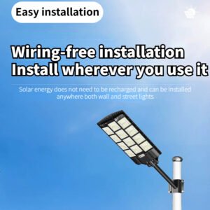Solar Street Light with Motion Sensor easy installation