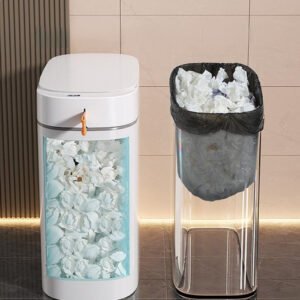 Rechargeable Touchless Sensor Smart Trash Can Capacity comparison