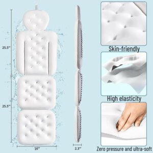 Luxury 5D Air Mesh Full Body Bath Tub Cushion Size