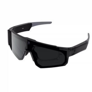 Smart Sports Glasses with 8MP Camera all black color