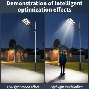 Solar Street Light with Motion Sensor Power consumption