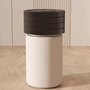 Round Storage Ottoman Load-bearing