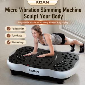 Vibration Plate for Whole Body Workout – 200W High Power Fitness Platform with 99 Adjustable Speeds & Non-Slip Pedals for Home Use