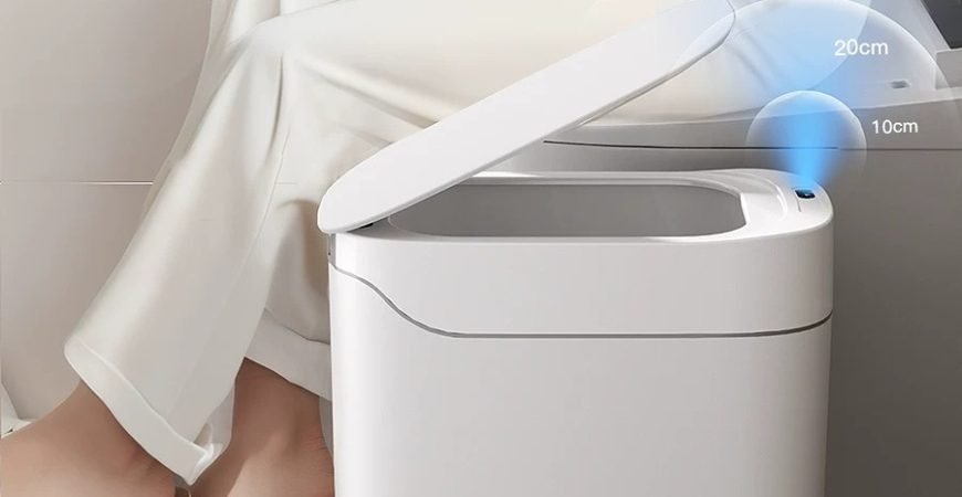 Rechargeable Touchless Sensor Smart Trash Can High Sensitivity
