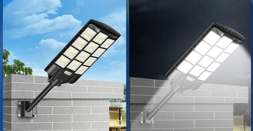 Solar Street Light with Motion Sensor Turn off and turn on